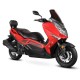 Motorroller Firejet 125 BMAX rot Euro 5 Topcase 1919