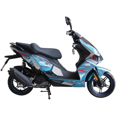 Alpha Motors Motorroller »SHARK«, 50 ccm, 45 km/h, Euro 5, mit Keyless-System