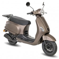 Motorroller GMX 460 Retro Classic R braun matt 25 km/h Euro 4 Mofa Scooter Roller